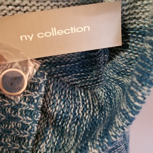 🆕️ Fall Cozy Basic Oversized Knit Sweater Blue - Picture 6 of 8